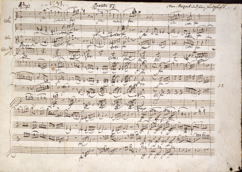 Quatuor des Dissonances K465 Mozart