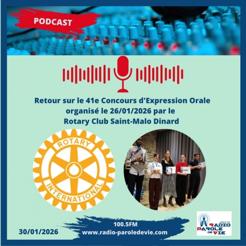 Concours d'Expression Orale - Rotary Club Saint-Malo Dinard 26/01/2026