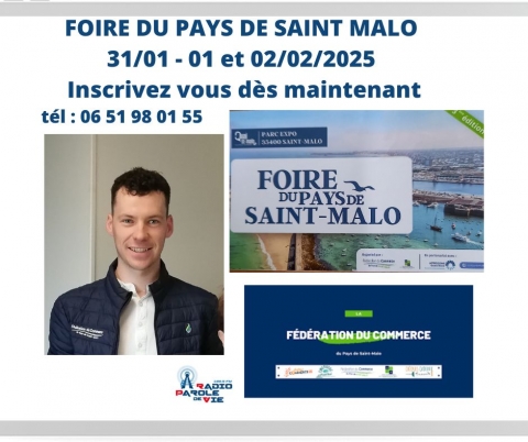 FOIRE DU PAYS DE SAINT MALO 2025 - ITW Matthieu LE RHUN