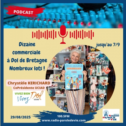 Dol de Bretagne : La dizaine Commerciale du 27/08 jusqu'au 7/9