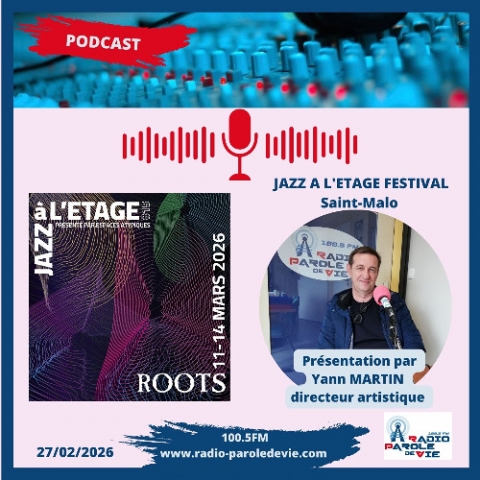 Jazz à l'Etage Festival - Saint Malo - ITW Yann MARTIN Directeur Artistique