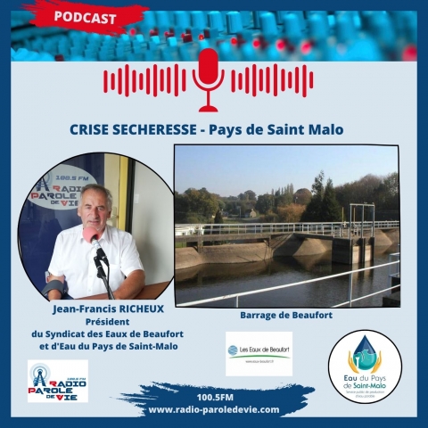 Jean-Francis RICHEUX - Eaux de Beaufort - Eau du Pays de Saint-Malo Niveau actuel des réserves d'eau